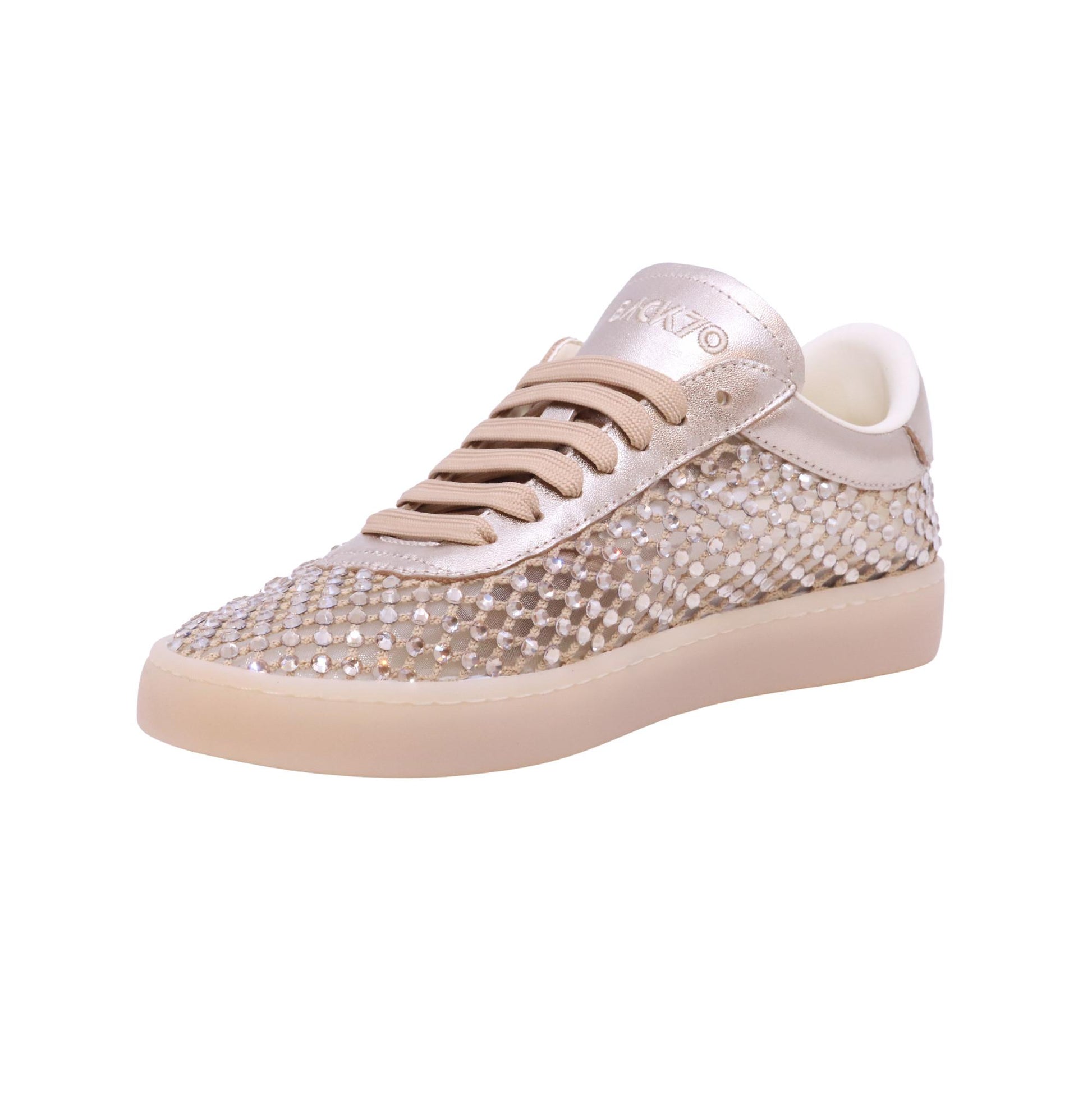 Back 70 108041 Platinum sneaker donna con fondo vintage 