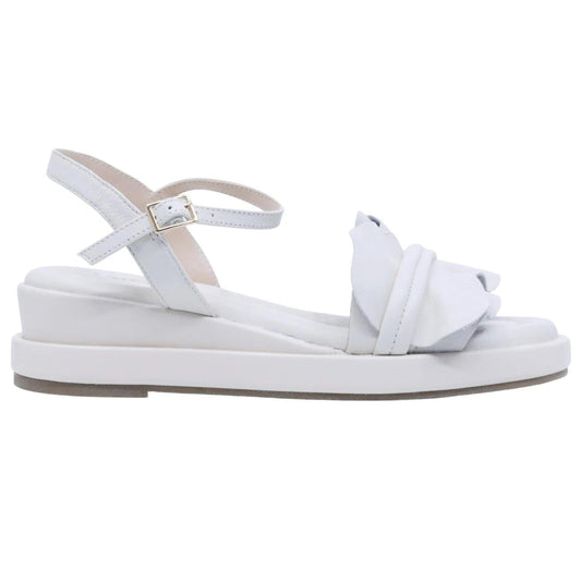 Sandalo donna Tosca Blu Star in pelle avorio 