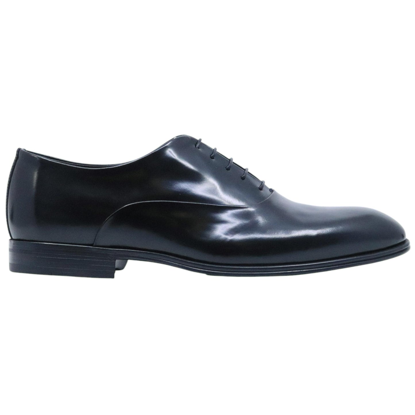 Scarpa Oxford uomo Corvari in pelle spazzolata nera 