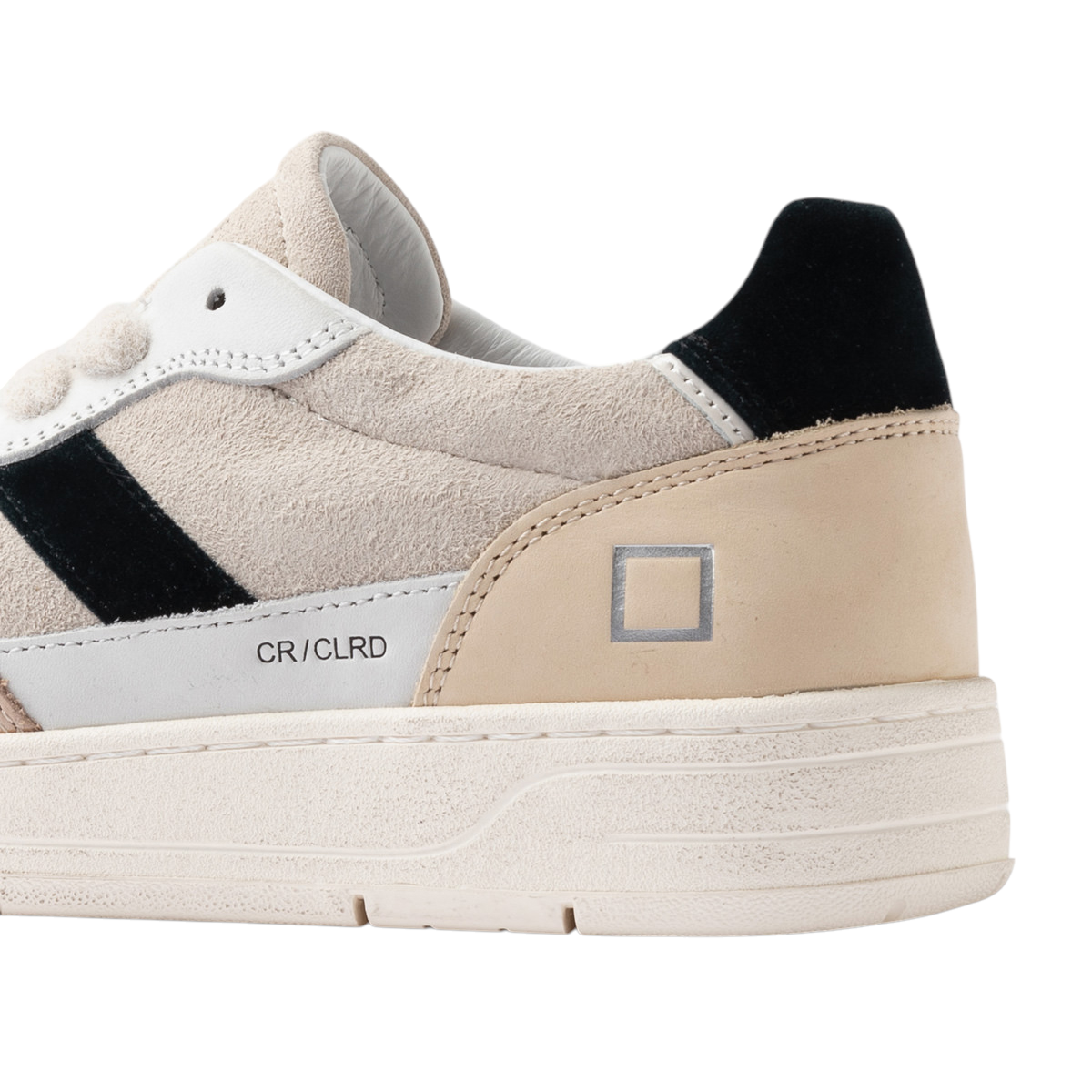 DATE Court 2.0 Colored Ivory C2 CO IV sneaker donna con inserti in nabuk rosata 