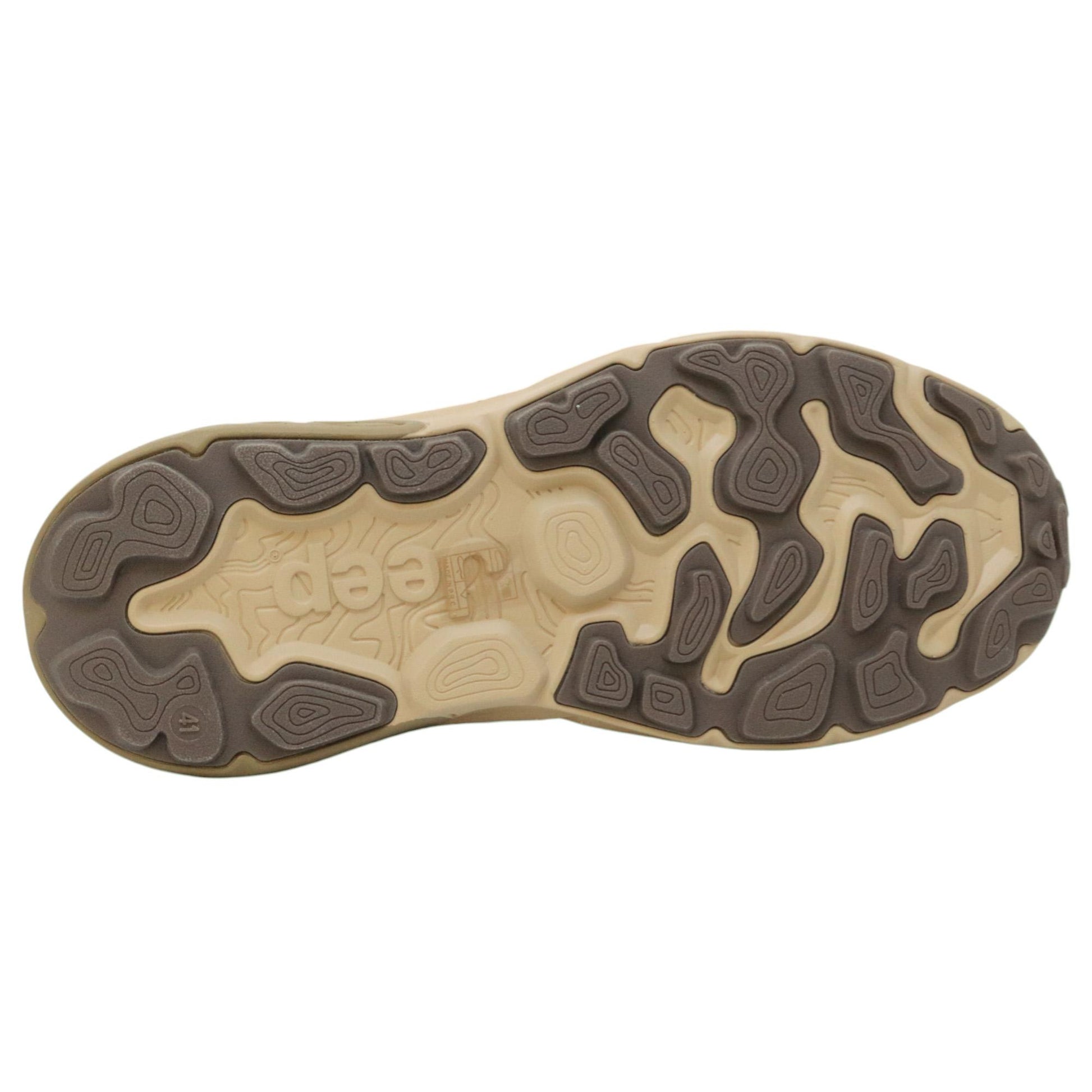 Jeep Footwear Groove sneaker uomo in pelle scamosciata khaki 