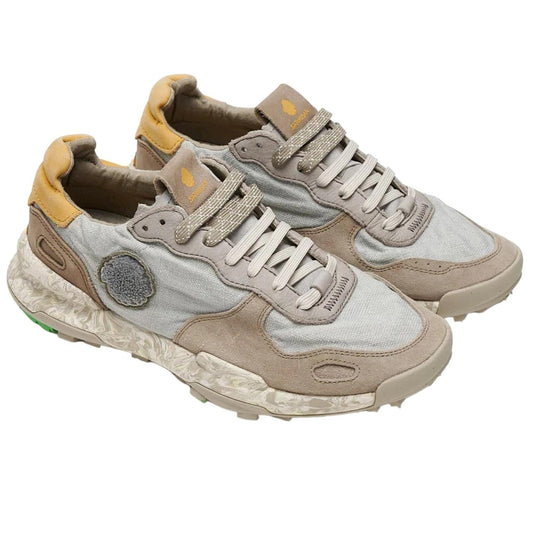 Satorisan Chacrona Linen sneaker uomo in lino grigio 