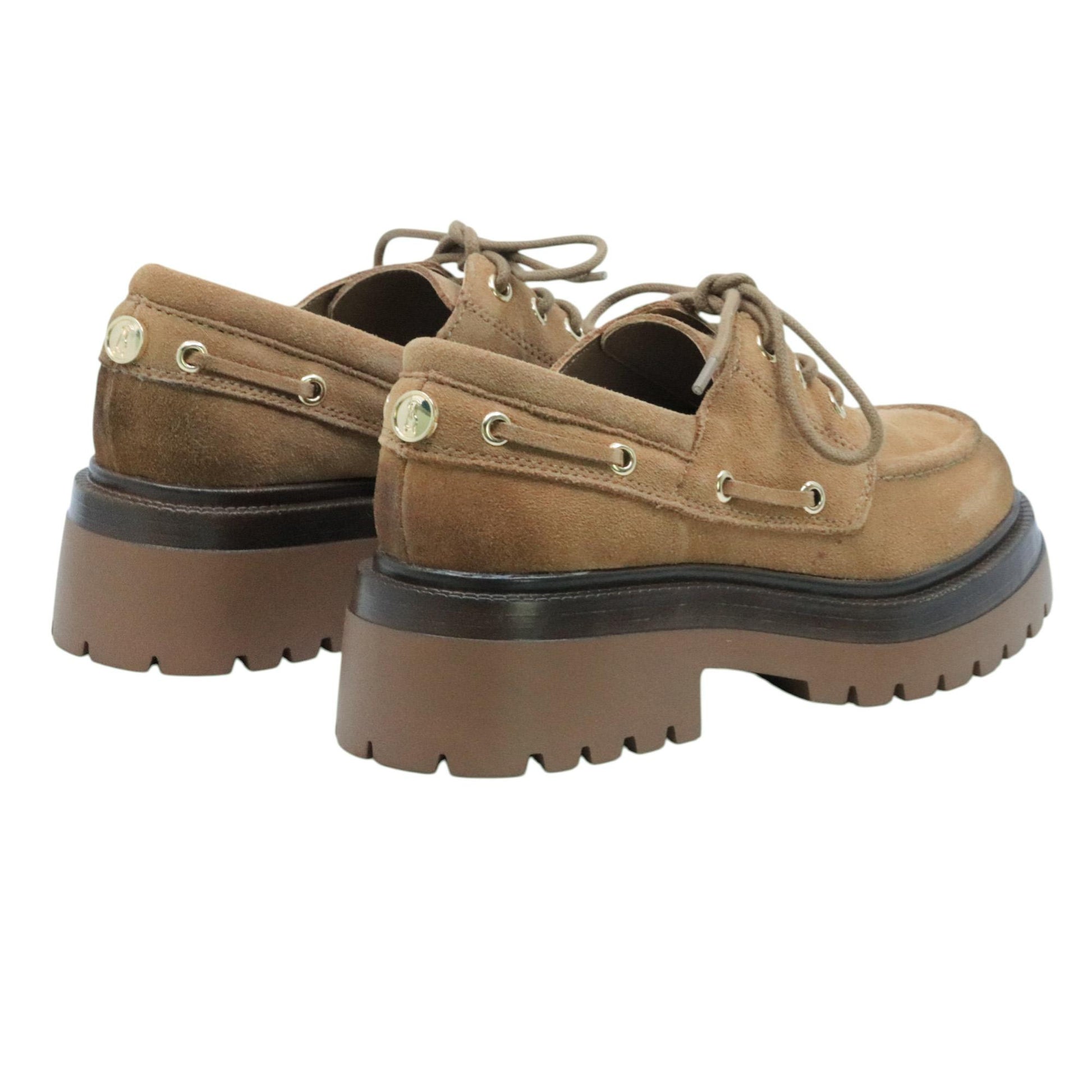 Steve Madden Detroit mocassini in suede taupe 