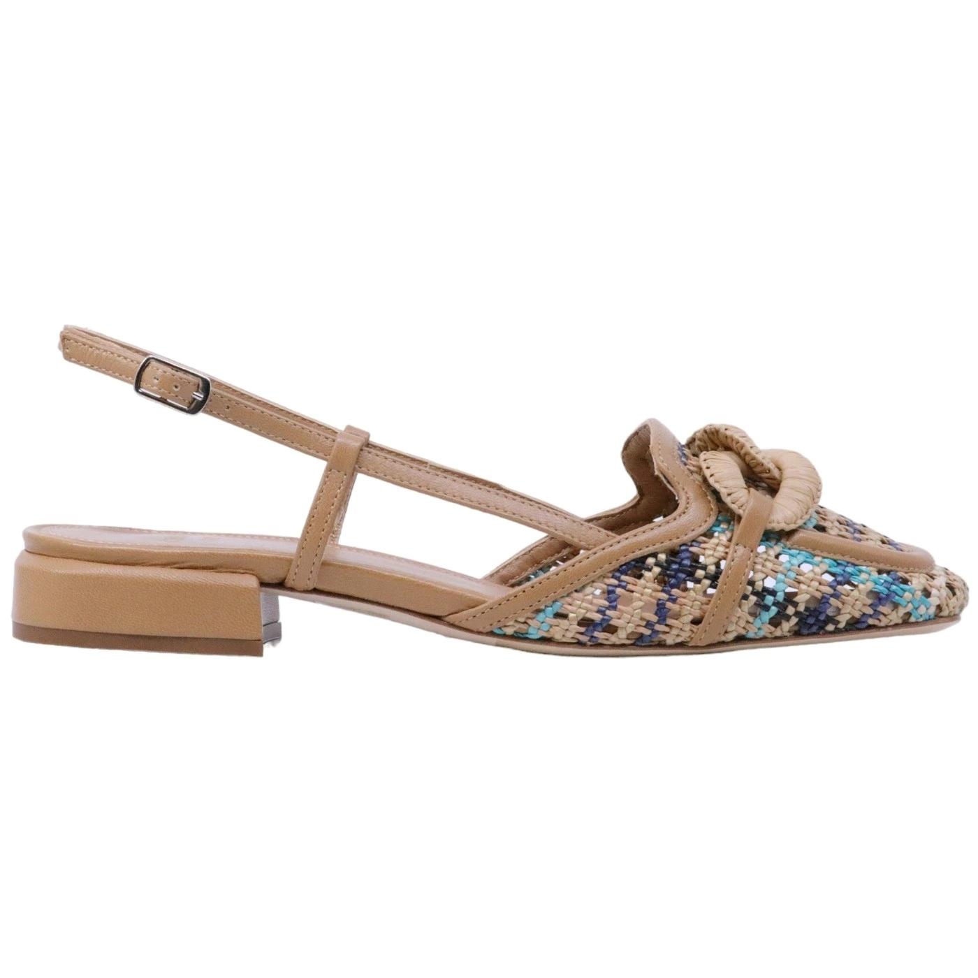 Slingback donna Chantal 2266 in pelle nocciola 