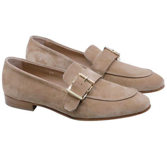 Mocassino donna Triver Flight 762 02 in camoscio sabbia 