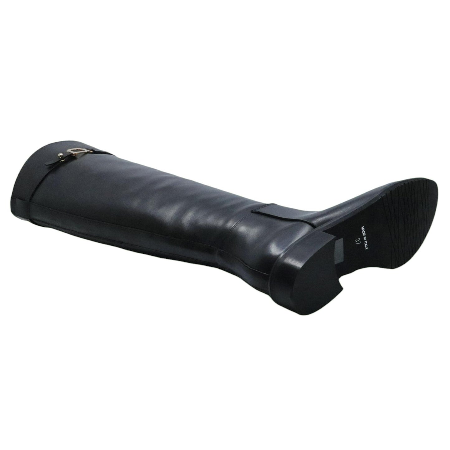 The Seller MW549 stivale donna in pelle nera 