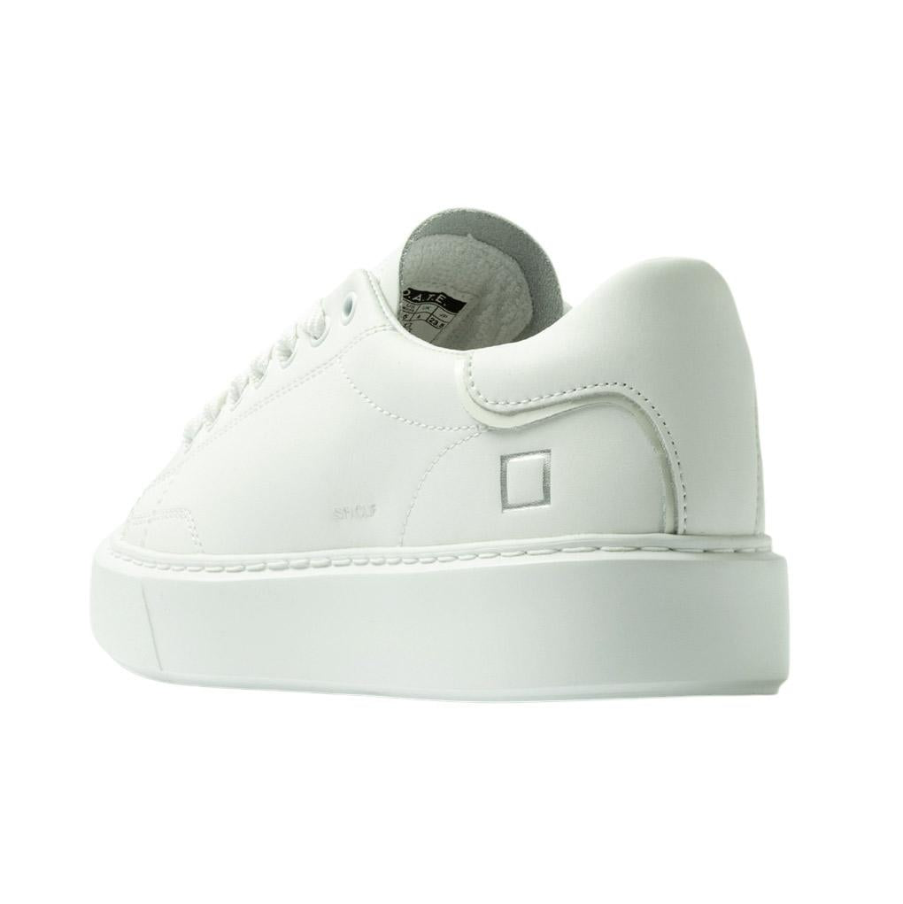 DATE Sfera Calf White SF CA WH sneaker donna in pelle bianca 
