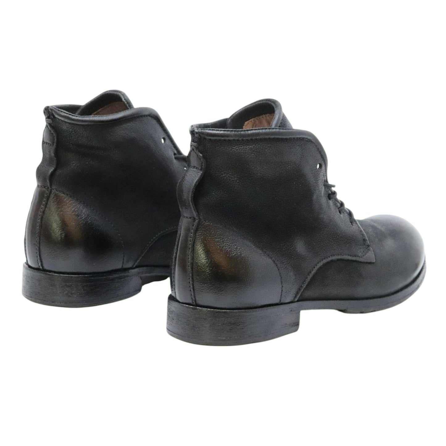 Stivaletto uomo A.S. 98 401201 in pelle nera martellata 