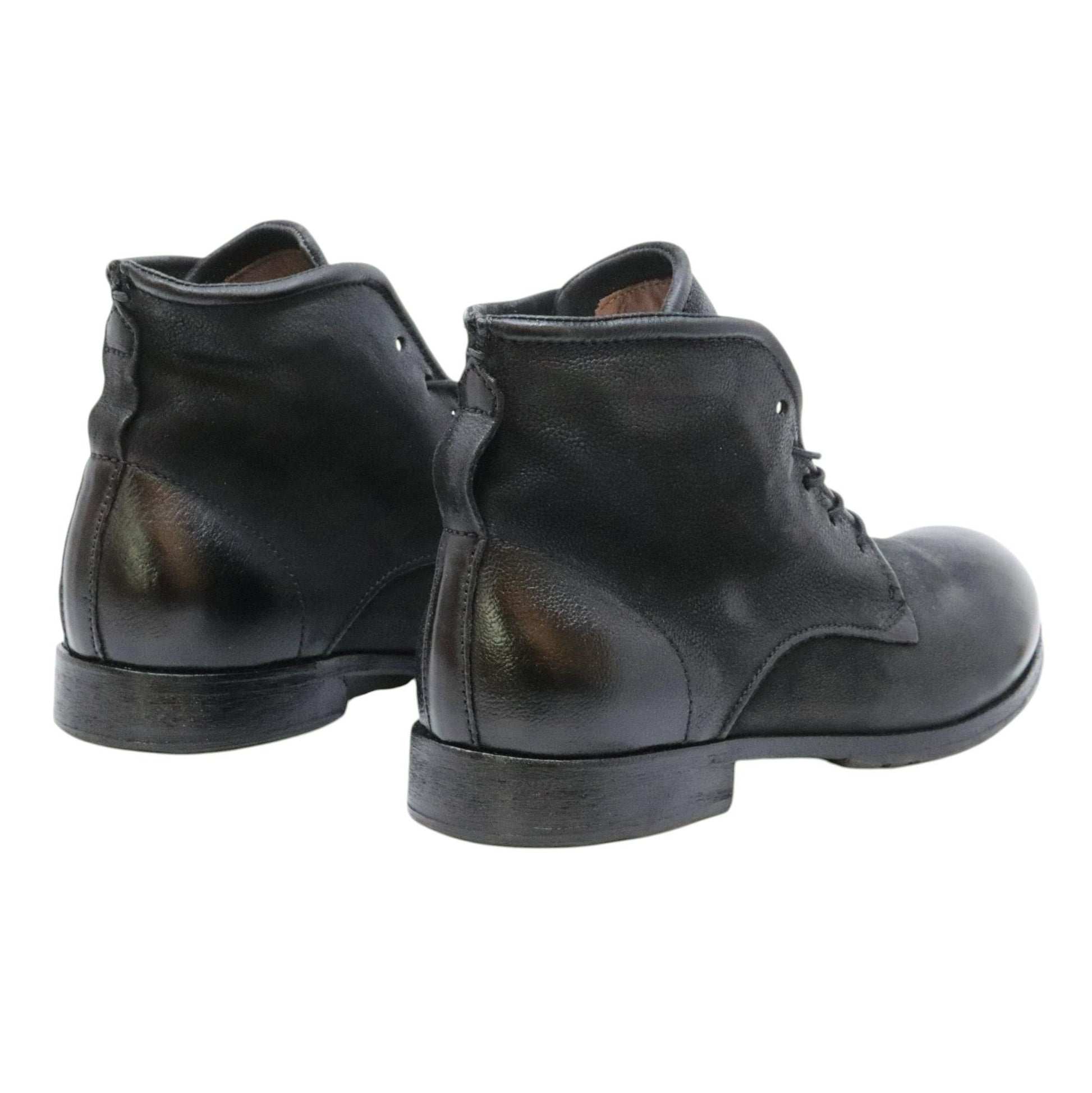 Stivaletto uomo A.S. 98 401201 in pelle nera martellata 