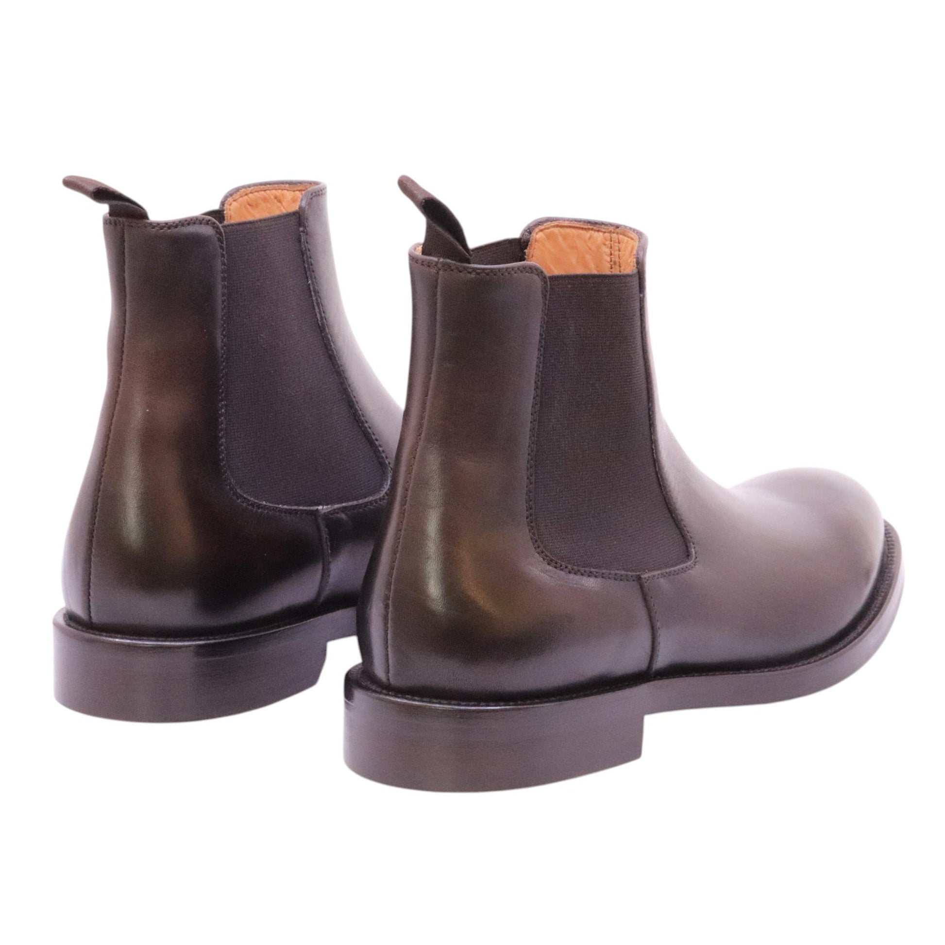 Crispiniano 35 chelsea boot uomo pelle marrone 