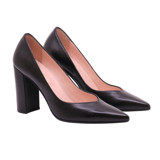 Anna F 1761 décolleté donna in nappa nera 1761-NAPPANEROBLACK ANNA F.