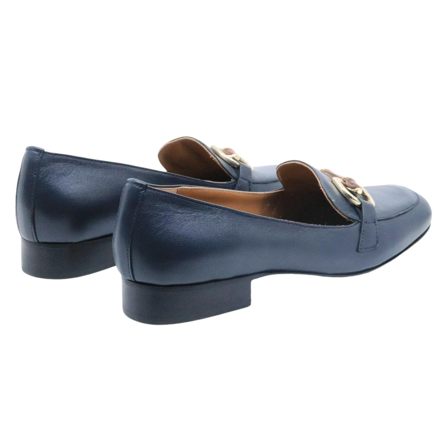 Mocassino donna Jaffè 900 in pelle blu 