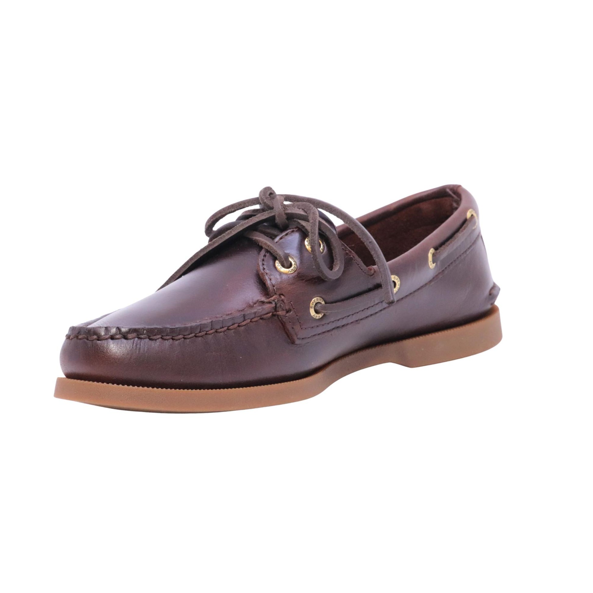 Sperry A/O 2-Eye scarpa da barca mocassino uomo in pelle marrone 