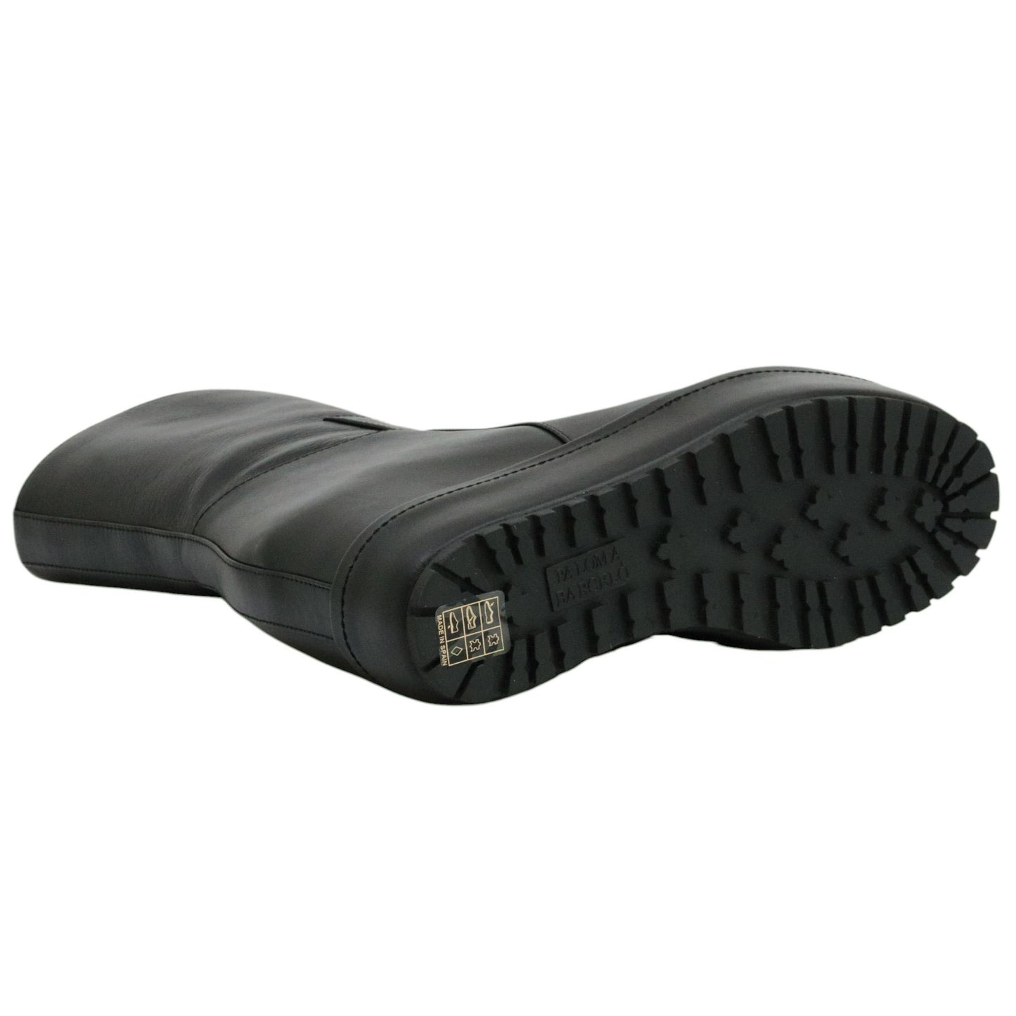 Stivaletto con zeppa Paloma Barceló Disa in pelle nera 