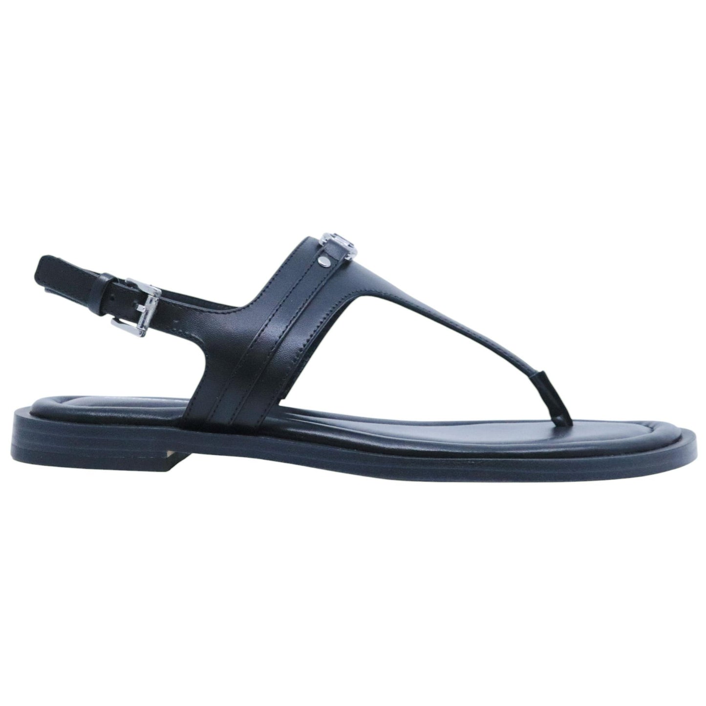 Sandalo infradito Michael Kors Mandy in pelle nera 