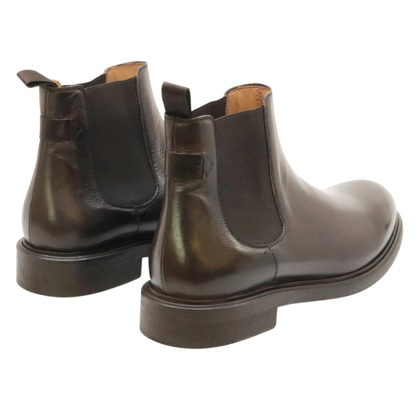 chelsea boot uomo pelle marrone 405BUFALOTEAK CRISPINIANO