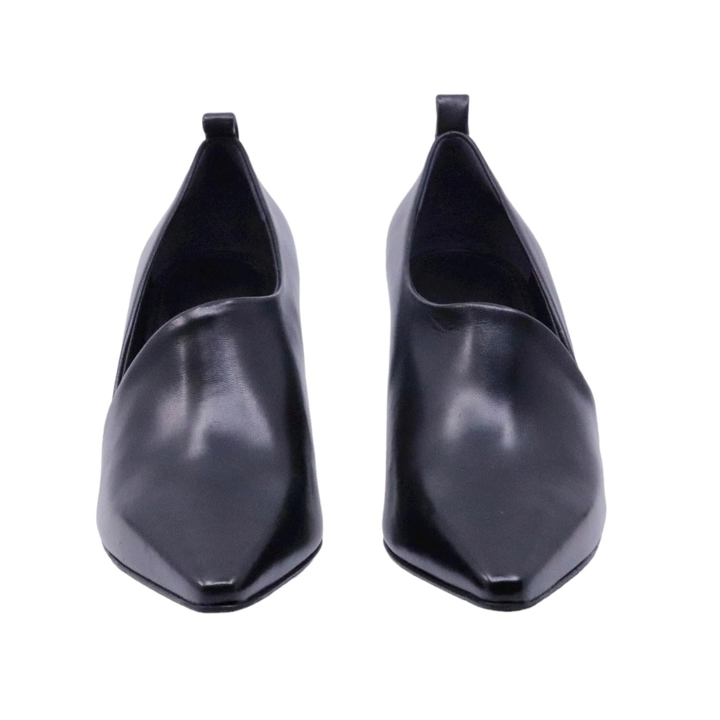 Décolleté The Seller da donna realizzato in pelle di colore nero 