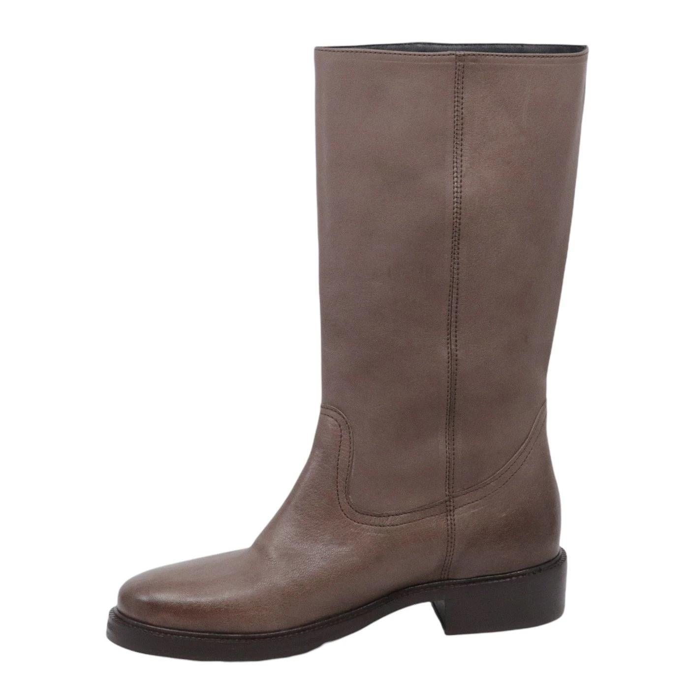 Stivaletto Curiositè 1707 da donna in pelle morbida in colore taupe 