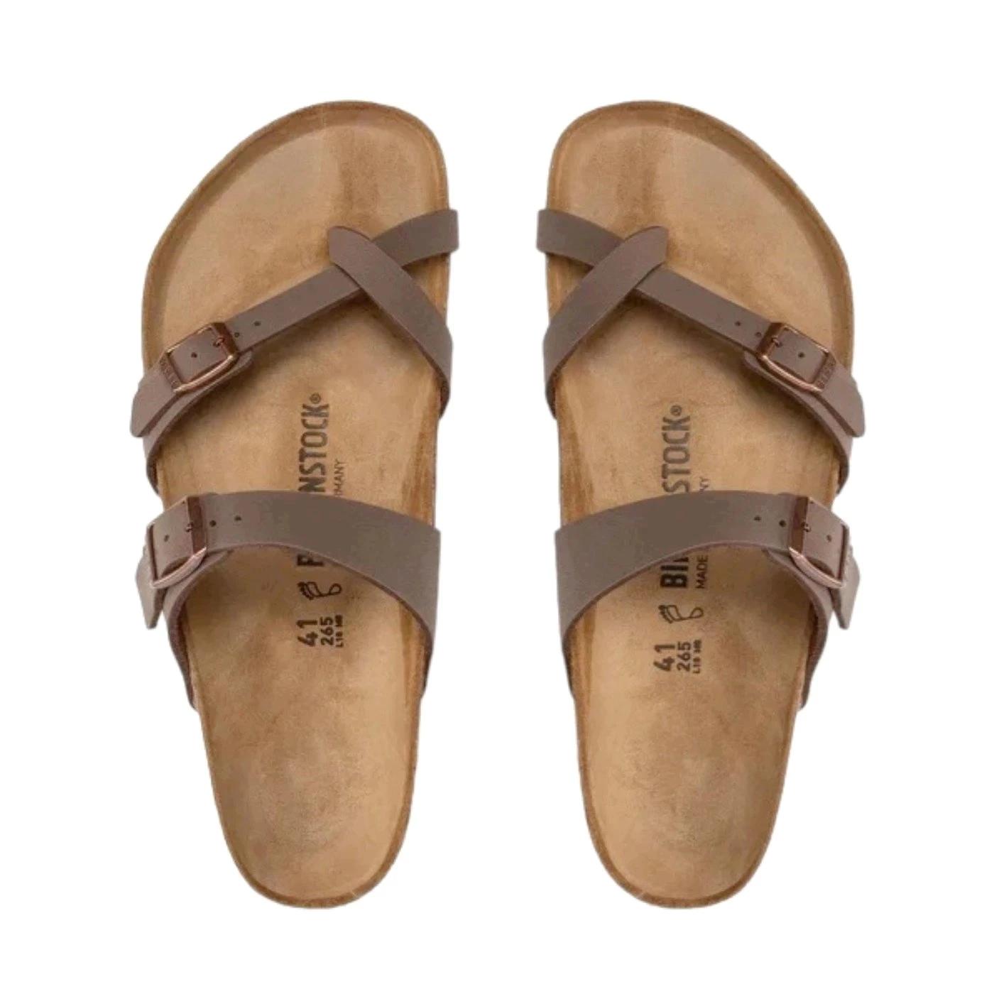 Birkenstock Mayari Birko-Flor Nubuk sandalo infradito Regular Fit 