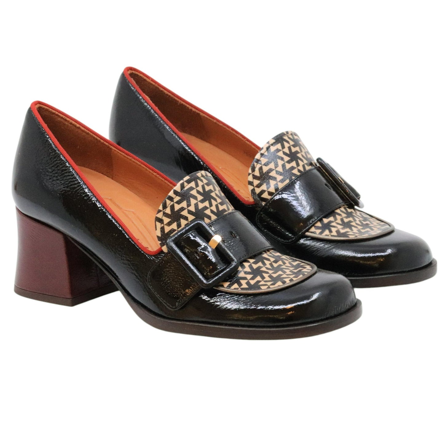 Mocassino Chie Mihara Teisin47 da donna in pelle nera 