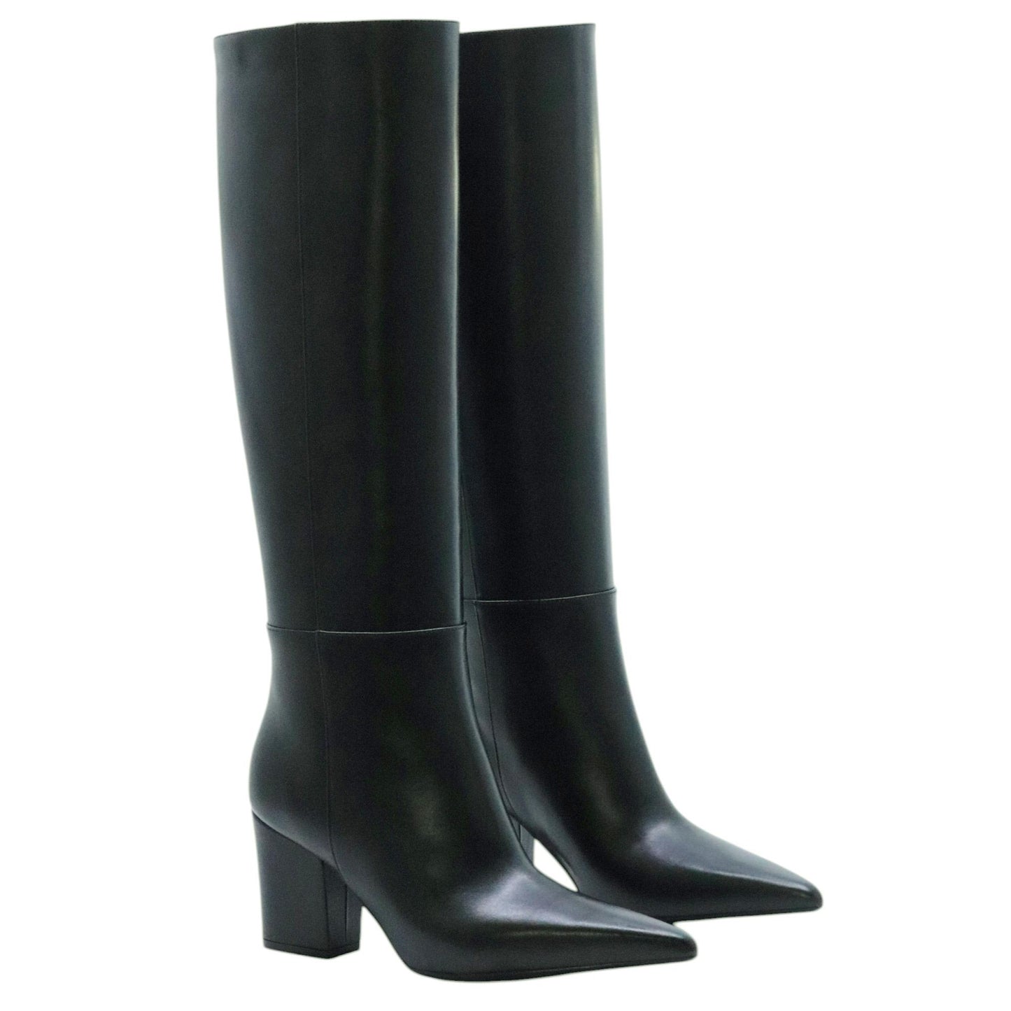 Anna F 9970 stivale donna in pelle nera 