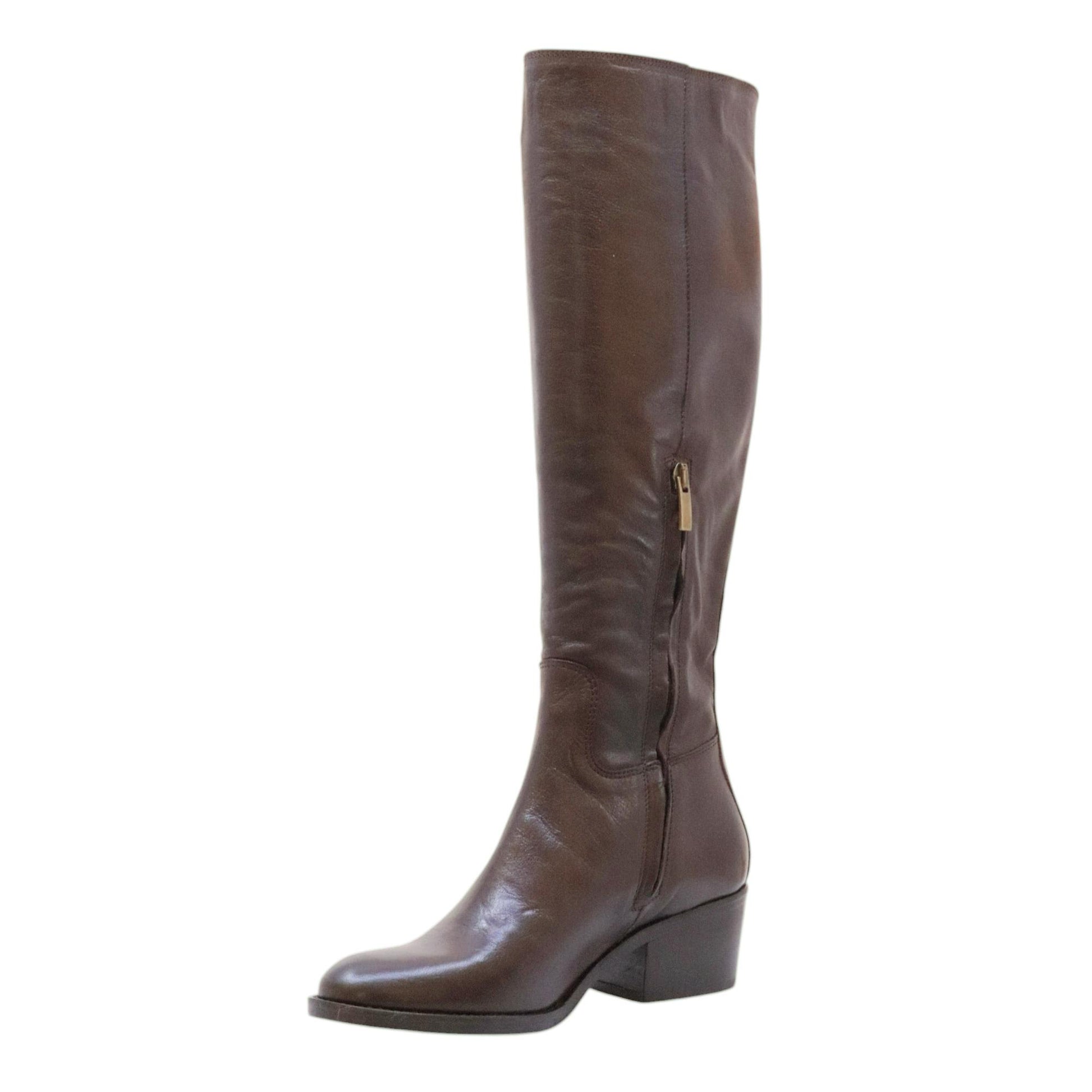 Curiositè 2125 stivale donna pelle marrone 