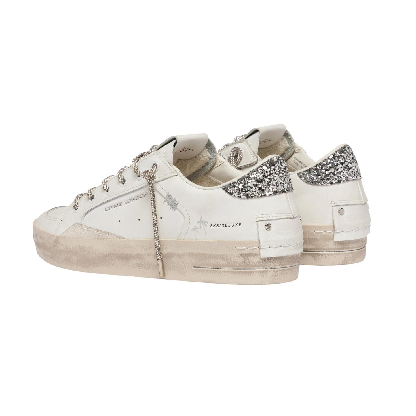 Crime London SK8 Deluxe Always Shining 29111 sneaker donna in pelle 