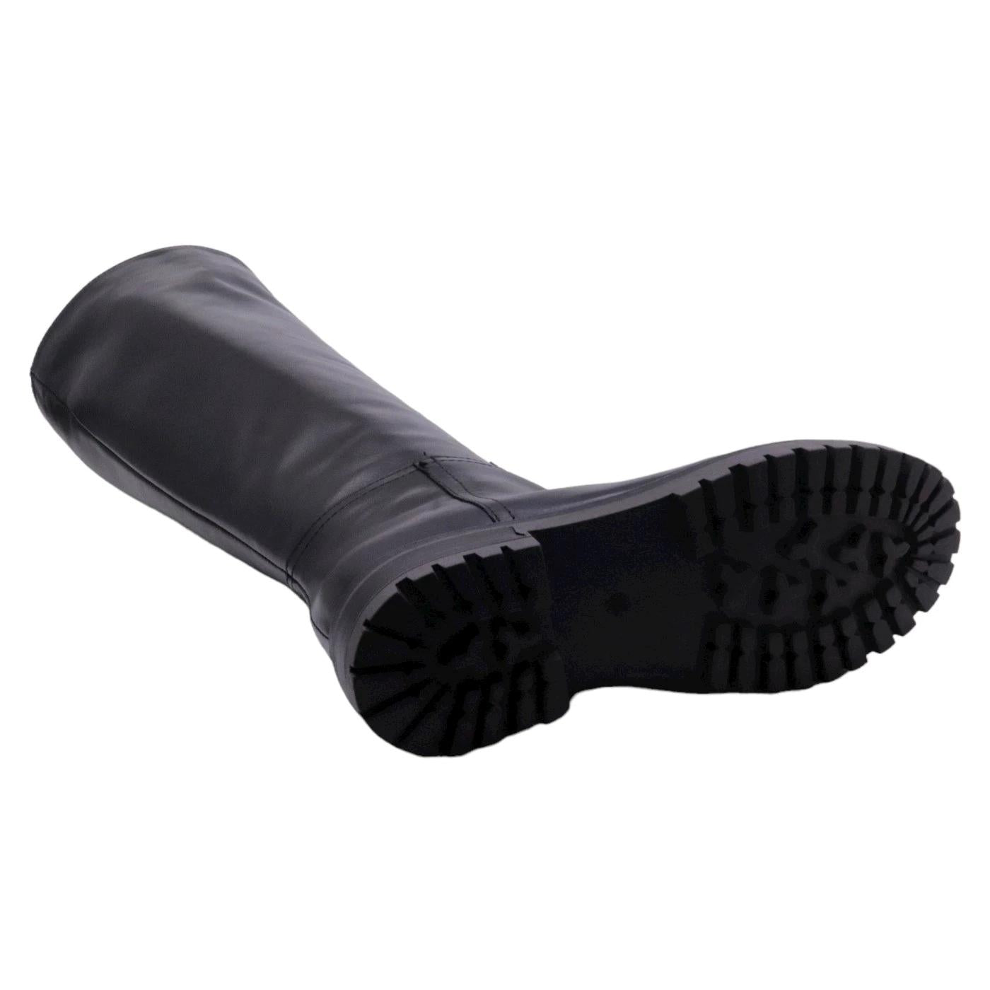 Stivale da donna The Seller da donna realizzato in pelle di colore nero 