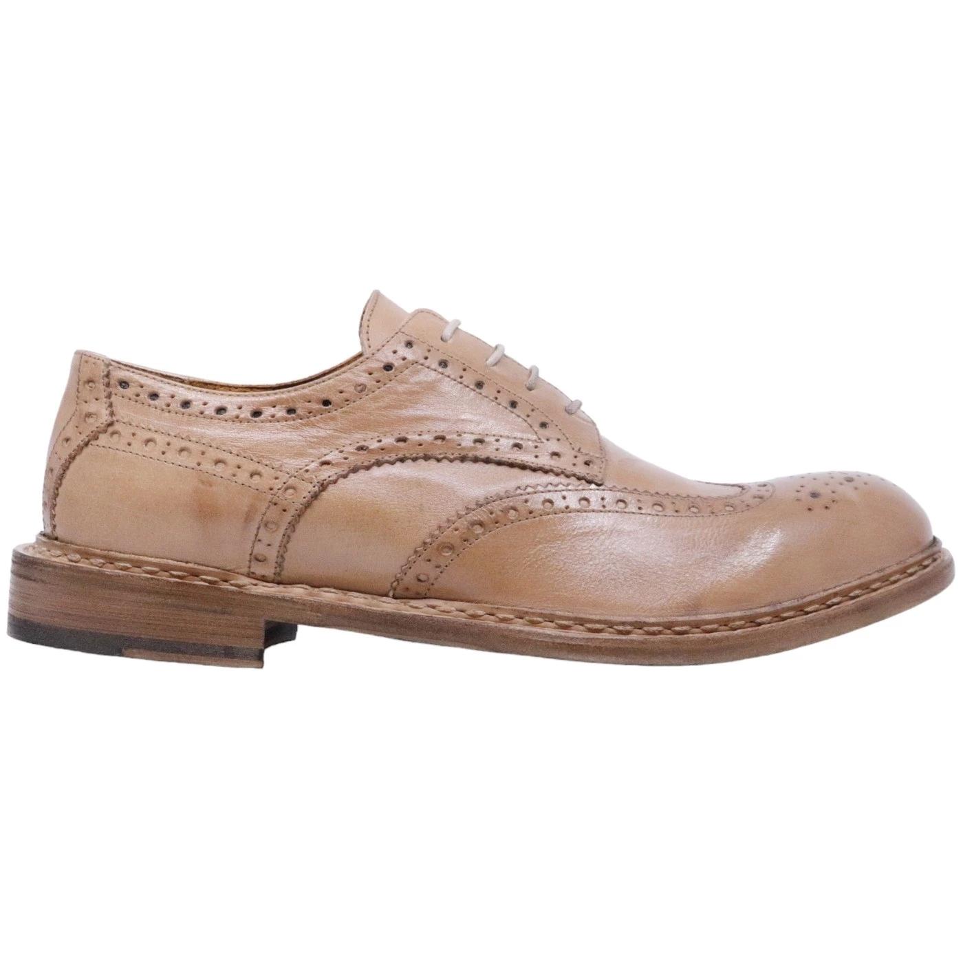 Scarpa Derby imperiale da uomo Crispiniano 481 in pelle color yuta 