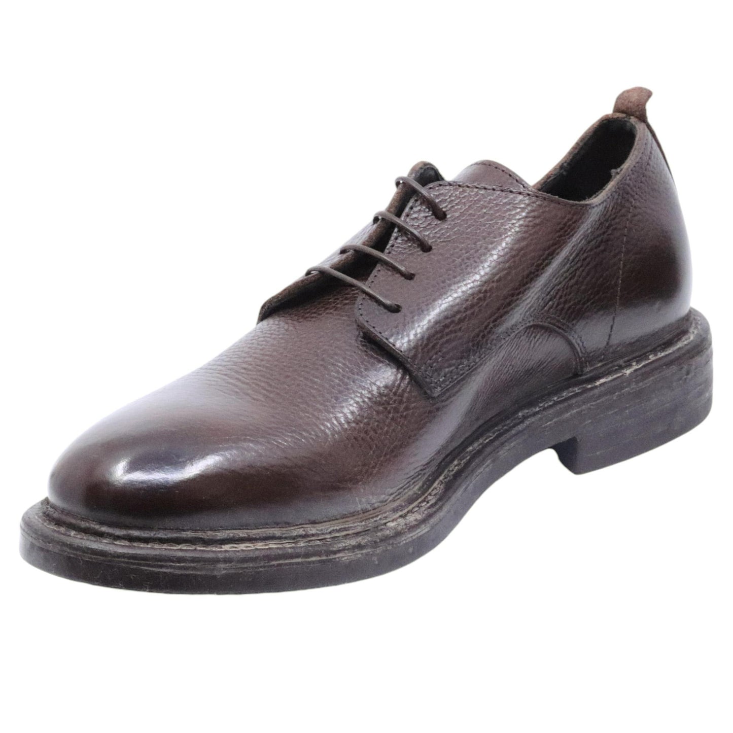 Moma 52403A scarpa derby uomo in pelle marrone 