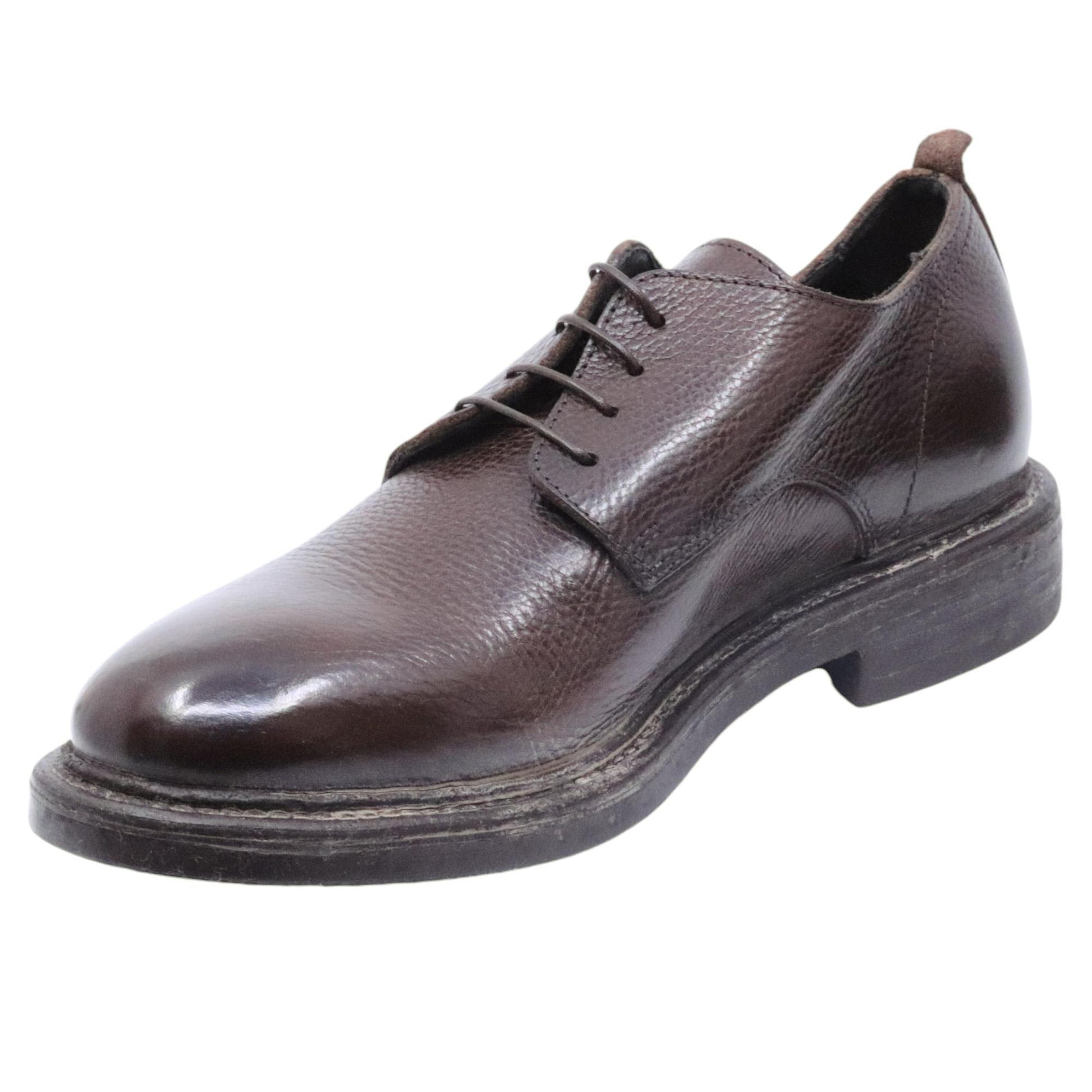 Moma 52403A scarpa derby uomo in pelle marrone 