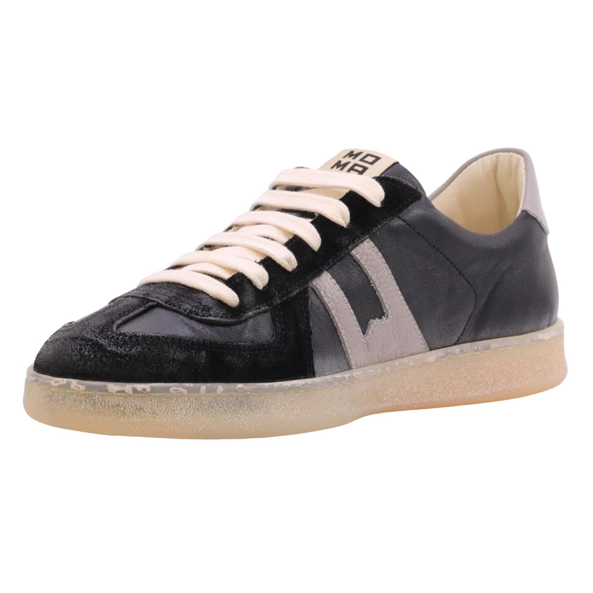Moma 10601A sneaker uomo in pelle nera 