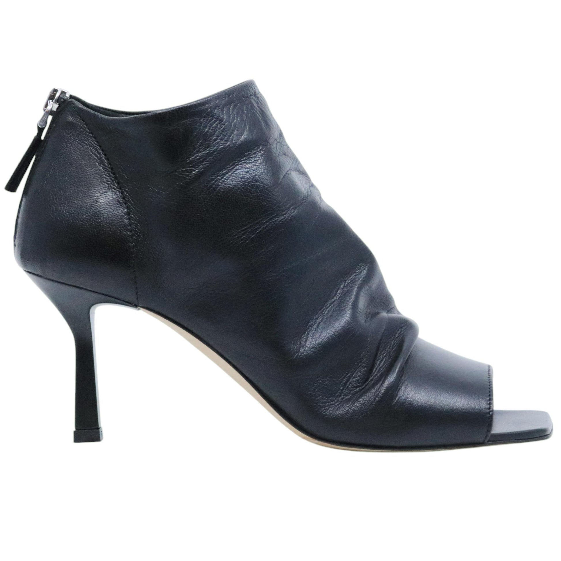 Stivaletto donna The Seller 1058 in pelle nera 