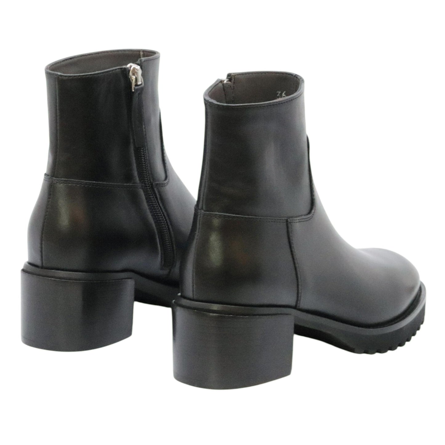 Triver Flight 676 02 stivaletto donna in pelle nera 