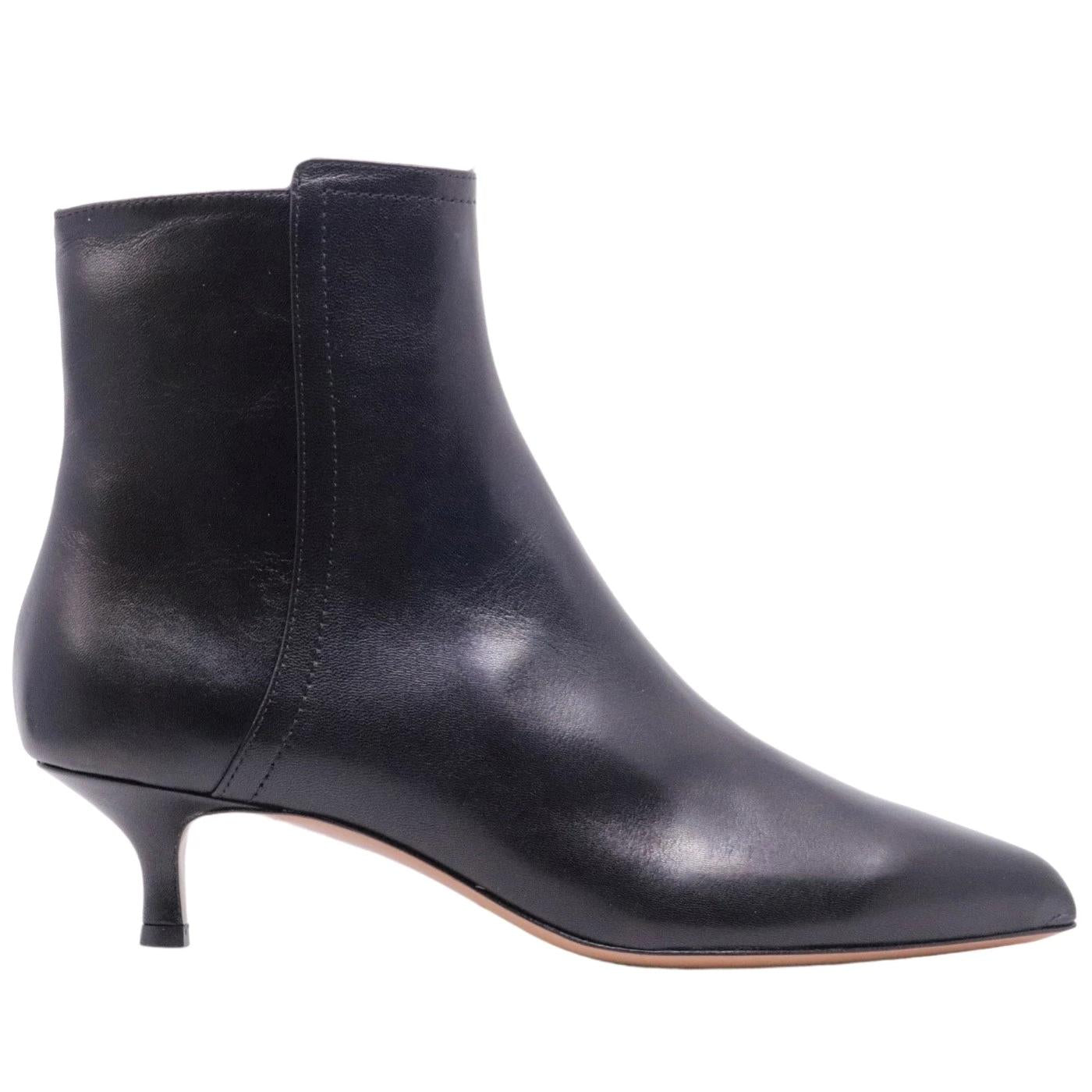 Tronchetto Fabio Rusconi da donna realizzata in pelle di colore nero 