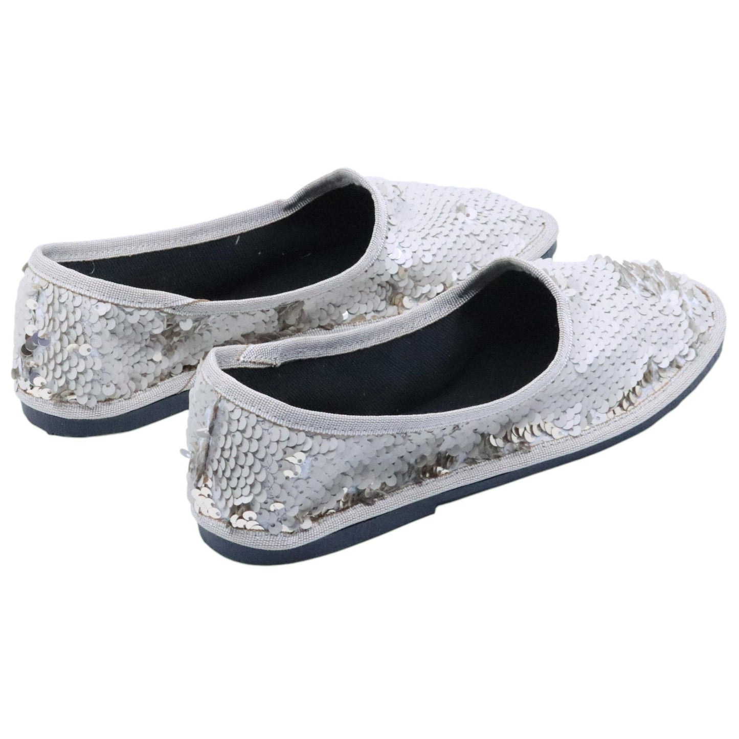 Scarpa Friulana donna Jaffè 125 in paillettes avorio 