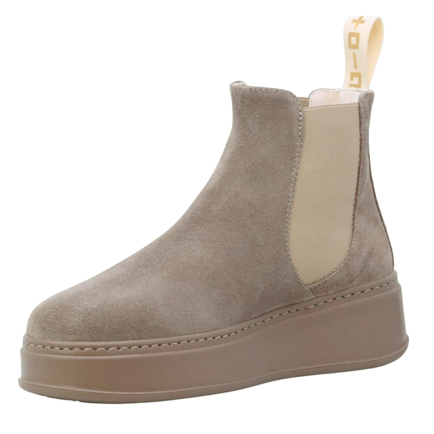 GIO+ PIADA04H Combi Tortora stivaletto donna in camoscio tortora 