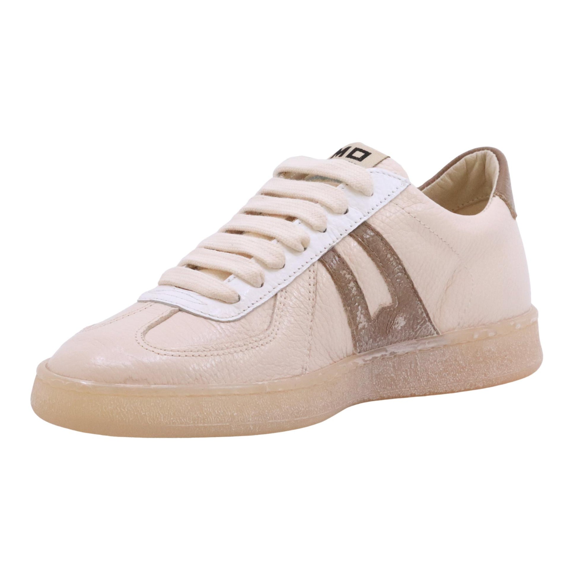 Moma 30601A sneaker donna in pelle beige 