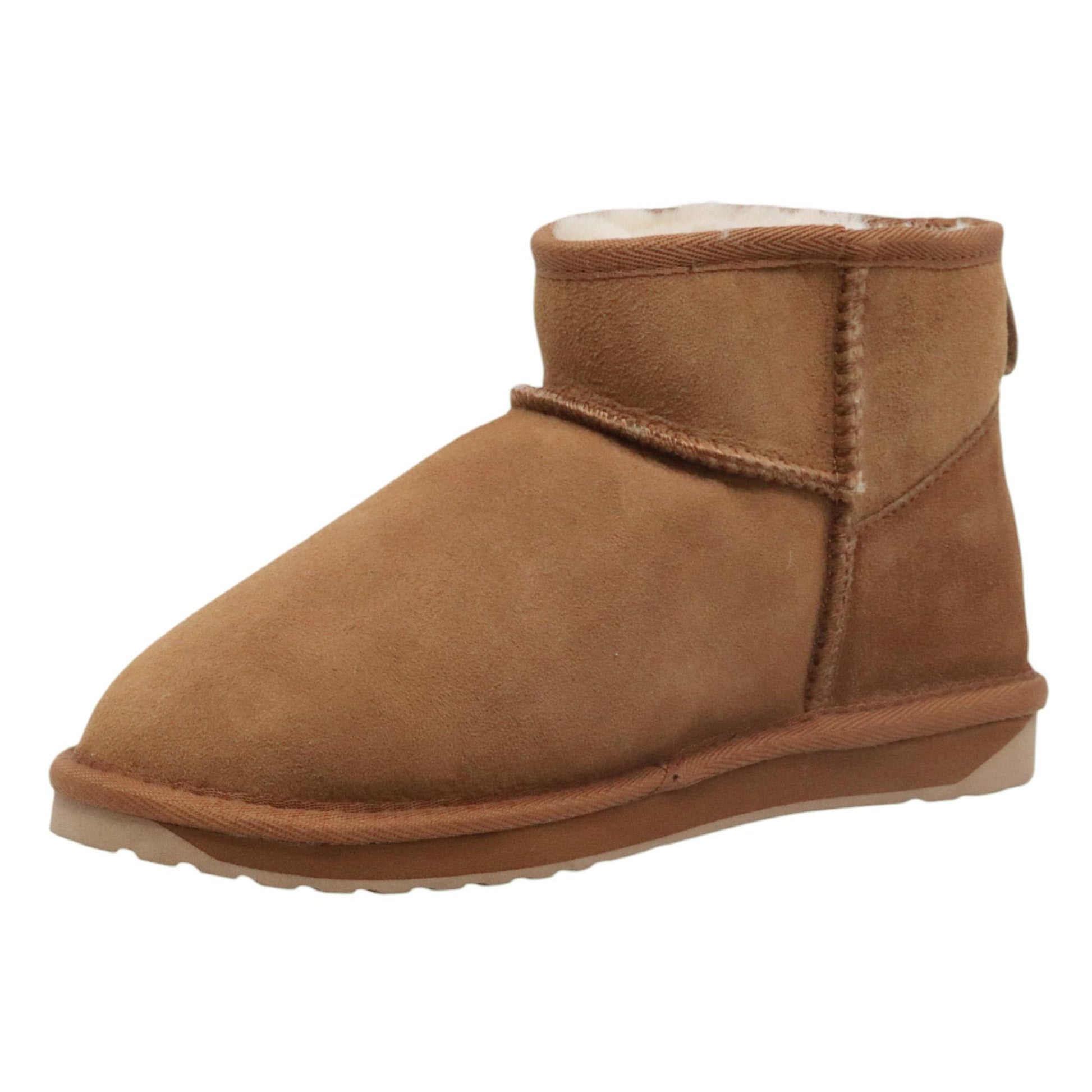 EMU Australia Stinger Micro stivaletti donna in montone marrone castagna 