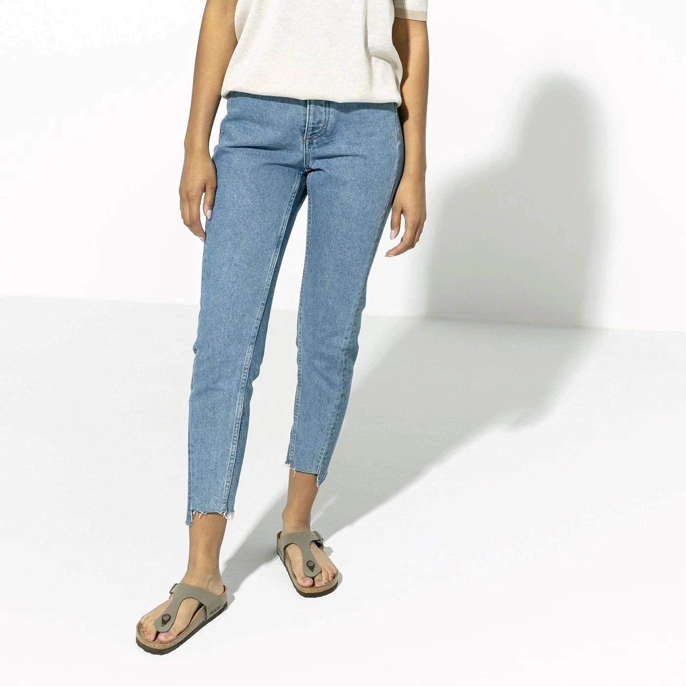 Birkenstock Gizeh Birkibuc Stone sandalo infradito Regular Fit 