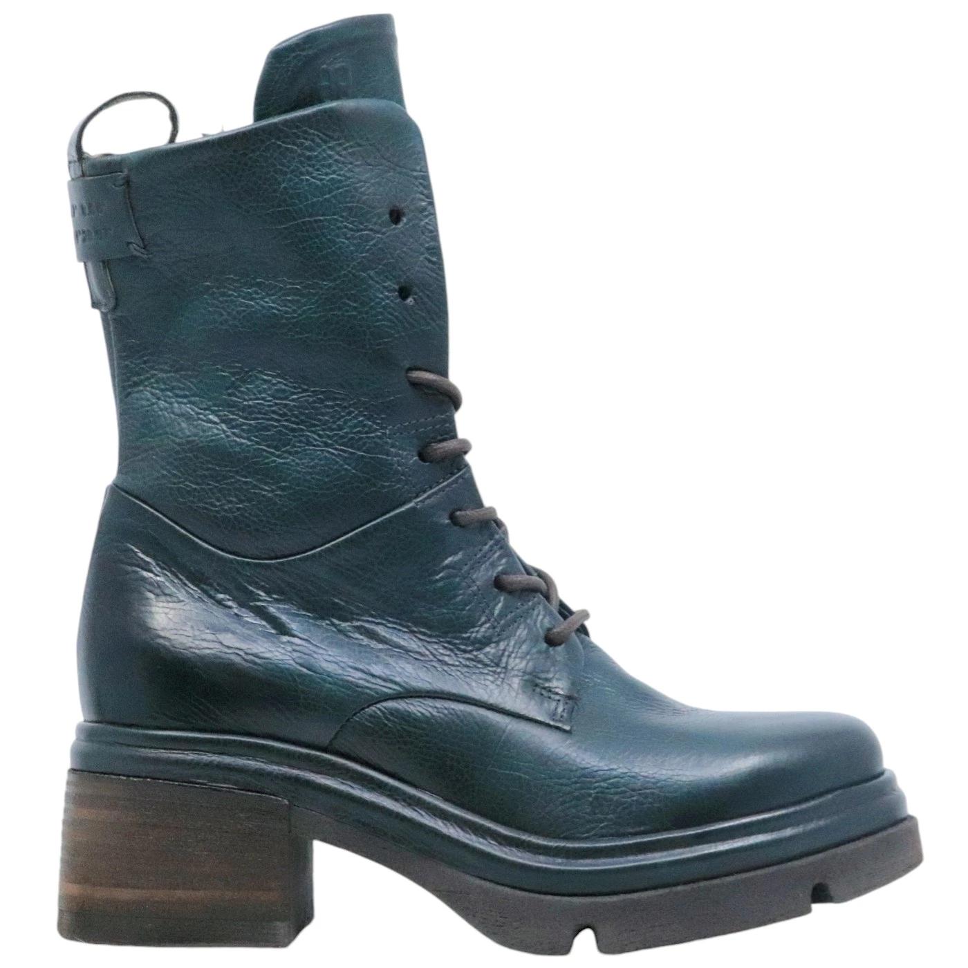 Anfibio donna AS98 A89214 in pelle verde 