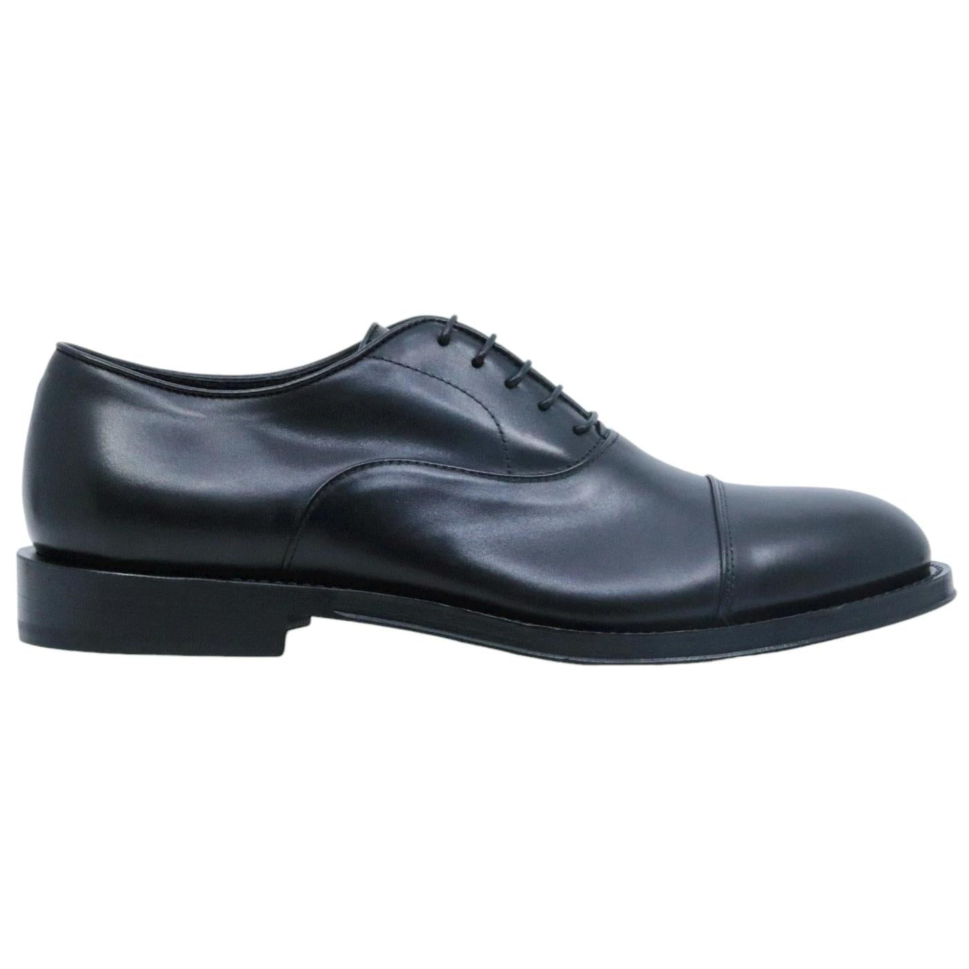 Scarpa Oxford uomo Corvari 1823 in pelle nera 