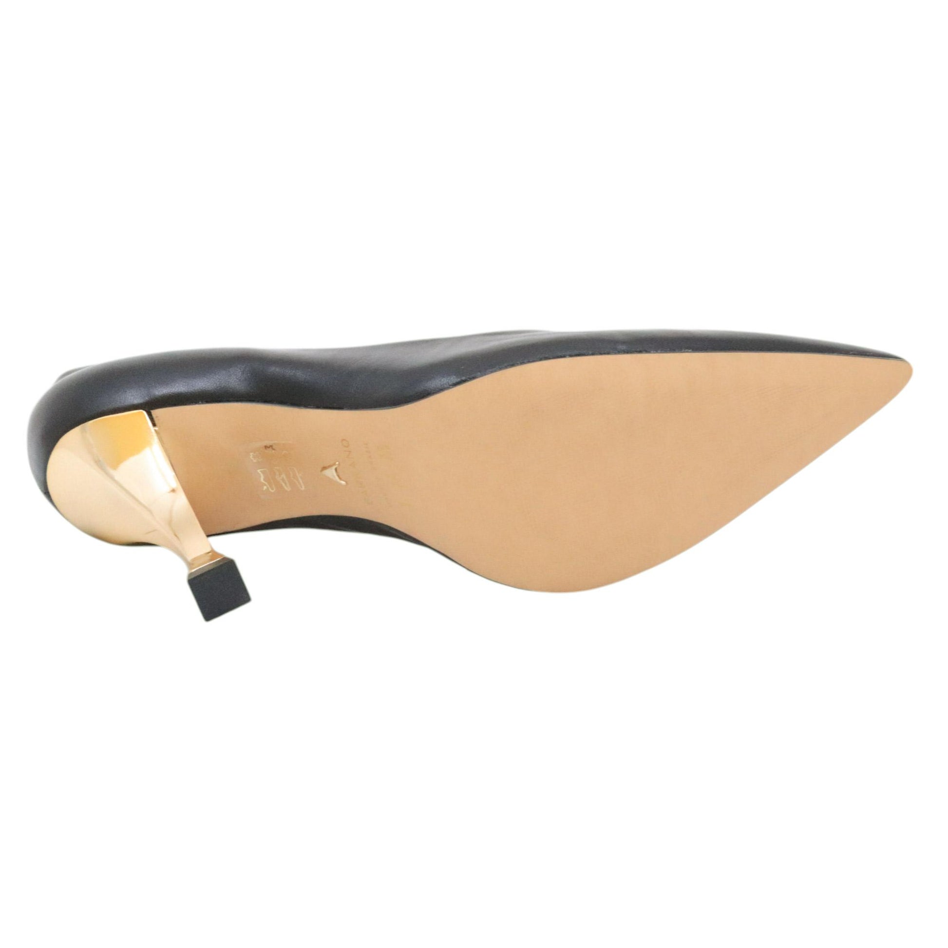 Carrano 873002 décolleté donna in pelle nera 