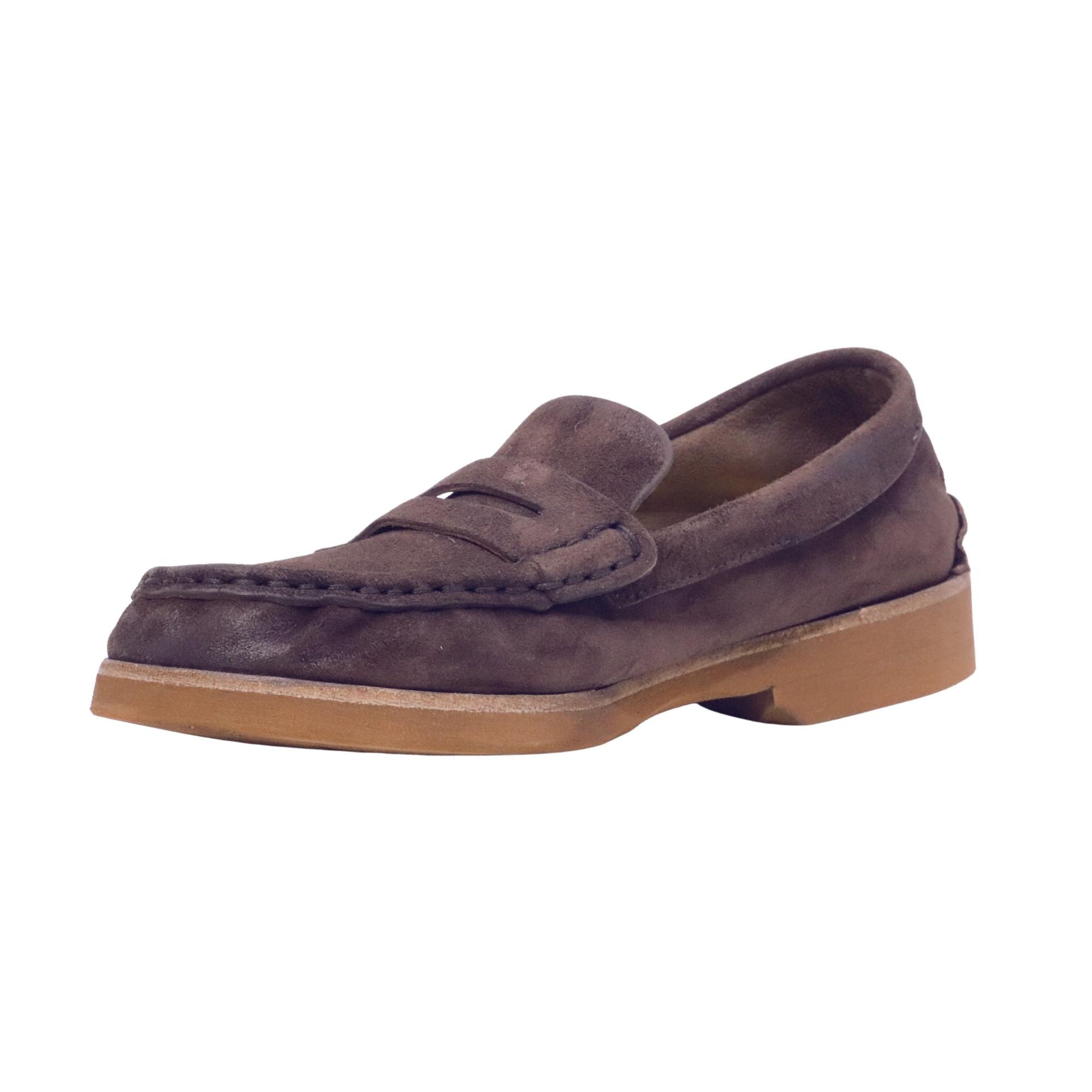 AS98 Benso Z58101 mocassino uomo in camoscio ebano con suola in gomma 