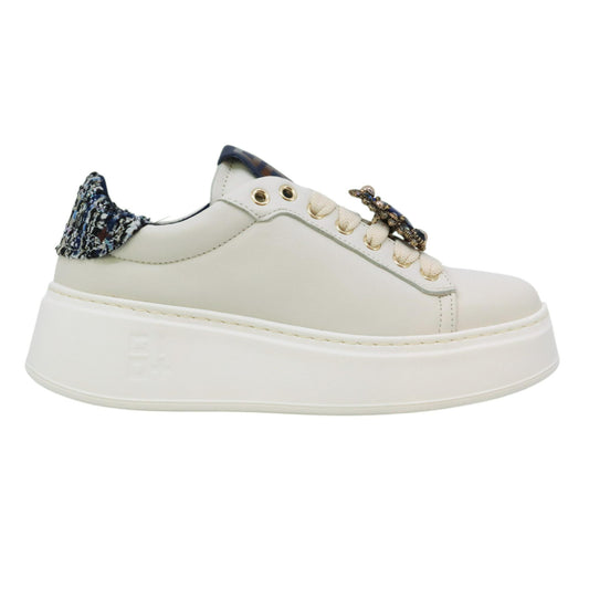 Combi sneakers donna in pelle panna PIA424APANNA CHIC GIO+