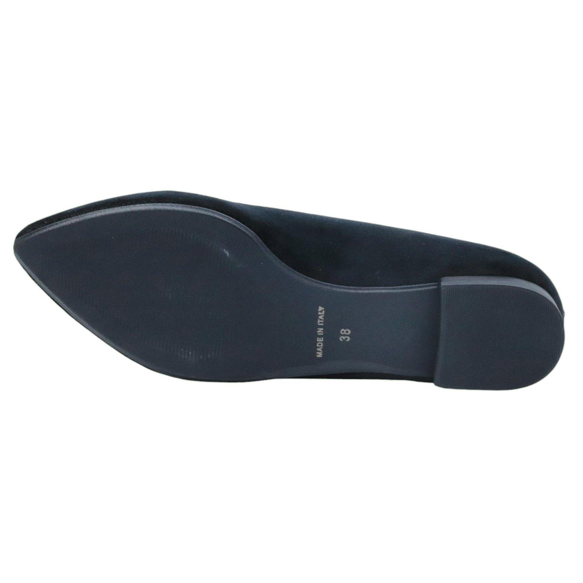 Ballerina da donna Jaffè modello 641 in velluto nero 