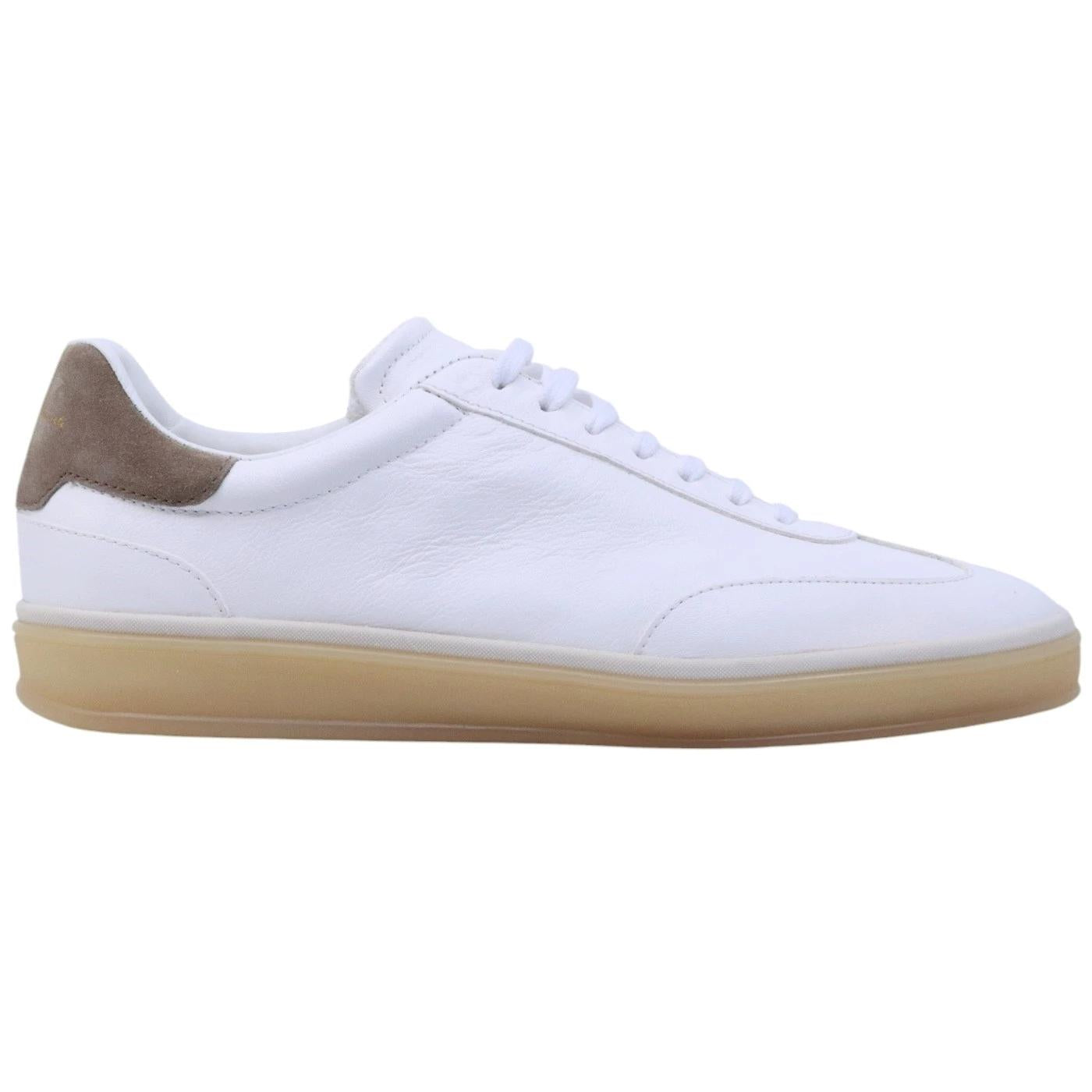 Sneaker uomo Rossano Bisconti 687 in pelle bianca 