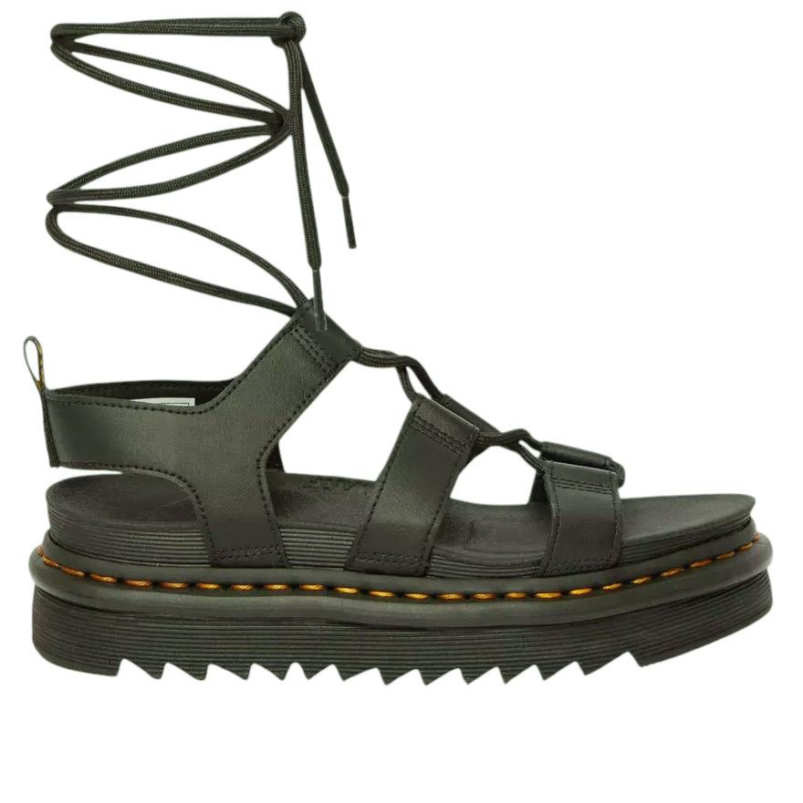 Dr Martens Nartilla Athena sandalo donna in pelle nera 