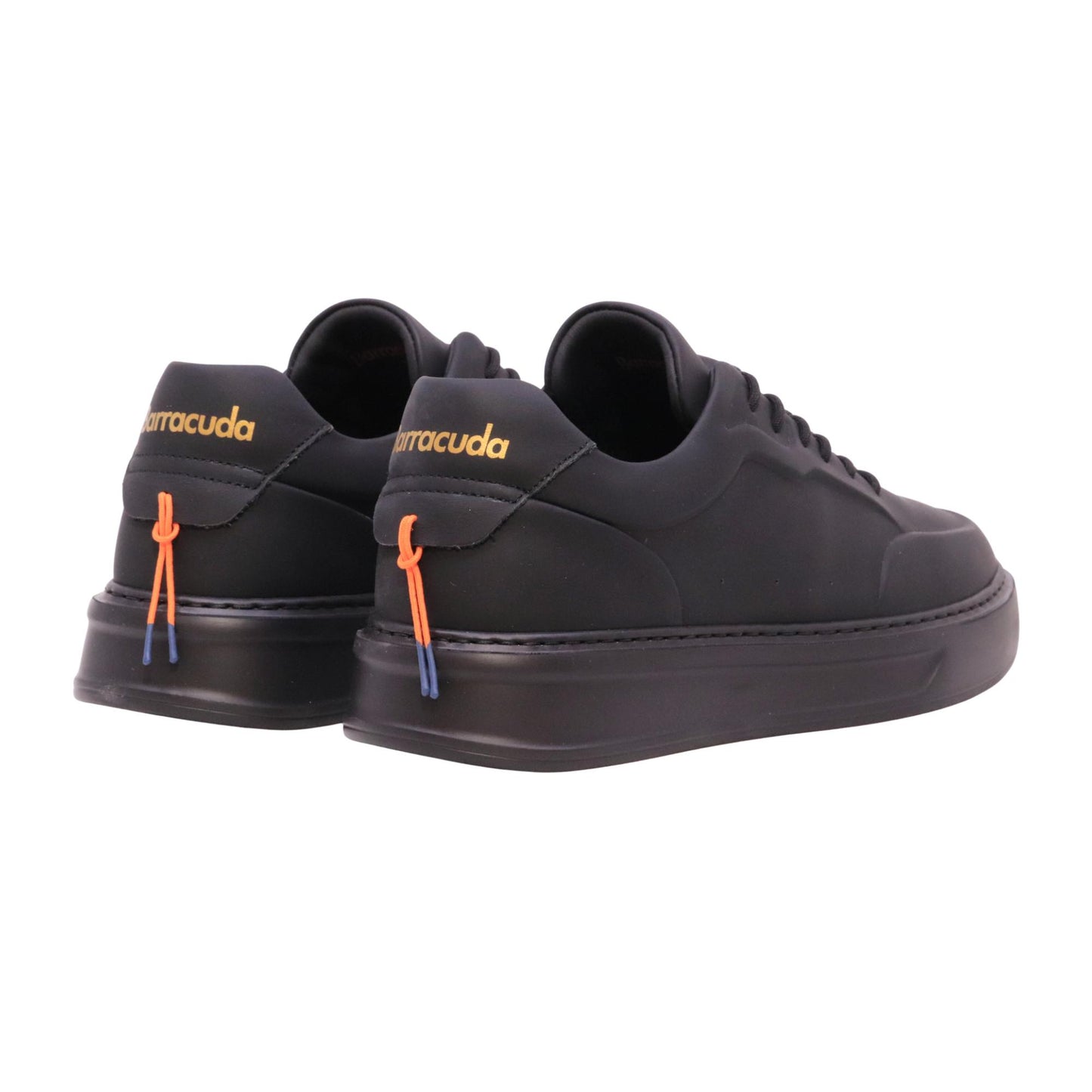 Barracuda Phoenix BU3510 nera sneaker in pelle gommata 