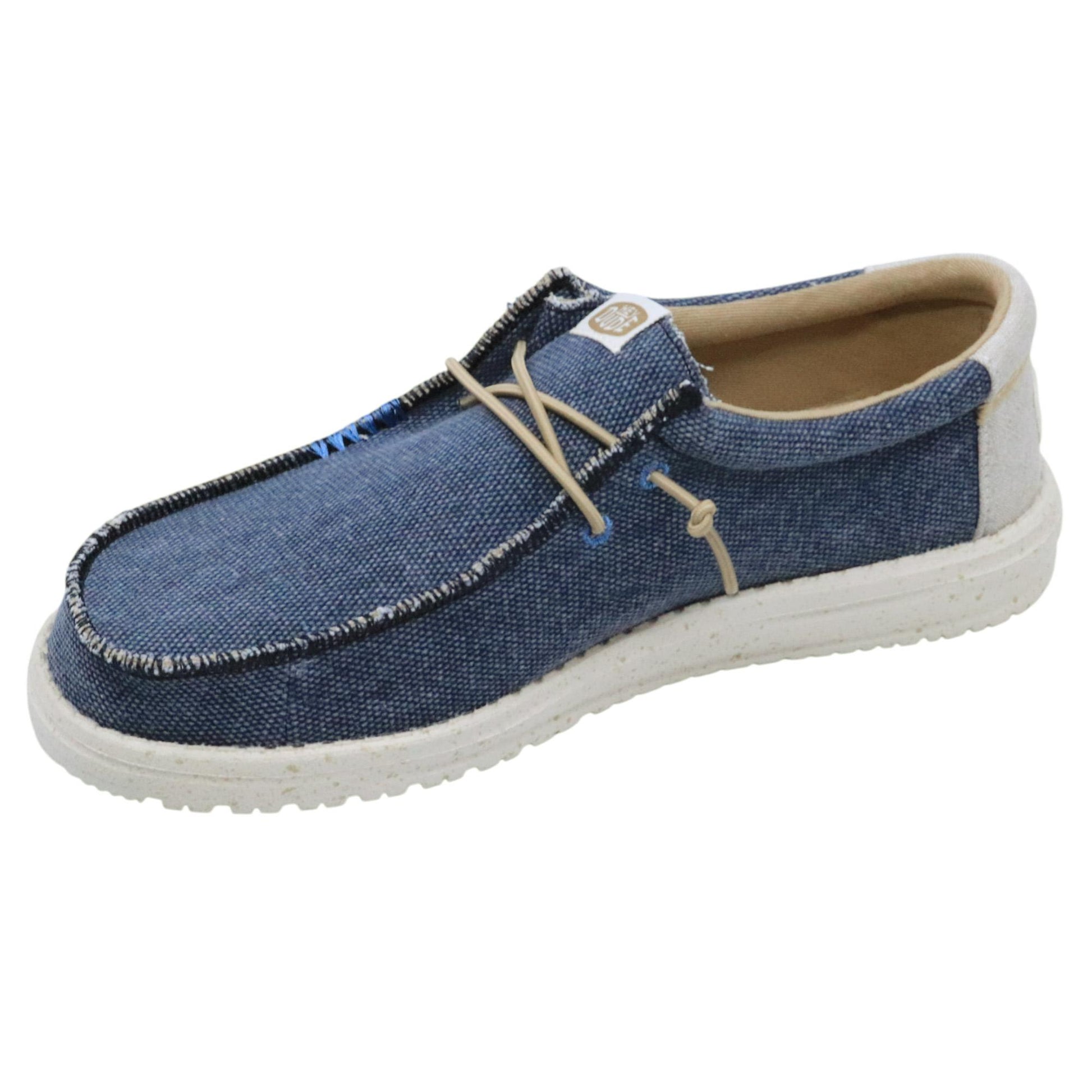 Hey Dude Wally Coastline Jute sneaker uomo in blu 
